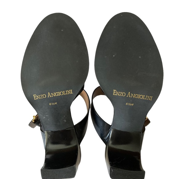 Enzo Angiolini Black Sandals - Picture 8 of 12